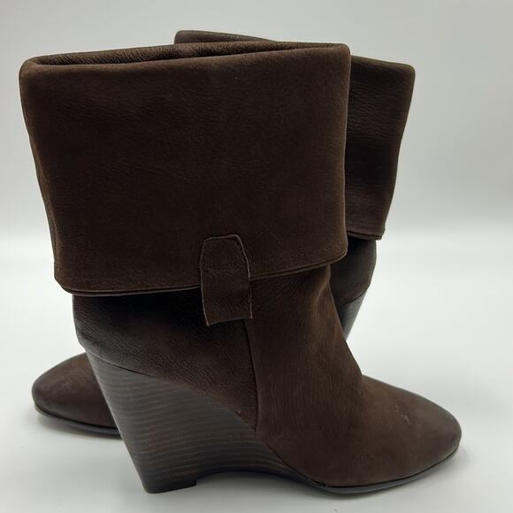 ASH WOMEN BROWN LEATHER WEDGE HEEL SIZE 38 U.S. SIZE 8 - Picture 6 of 10